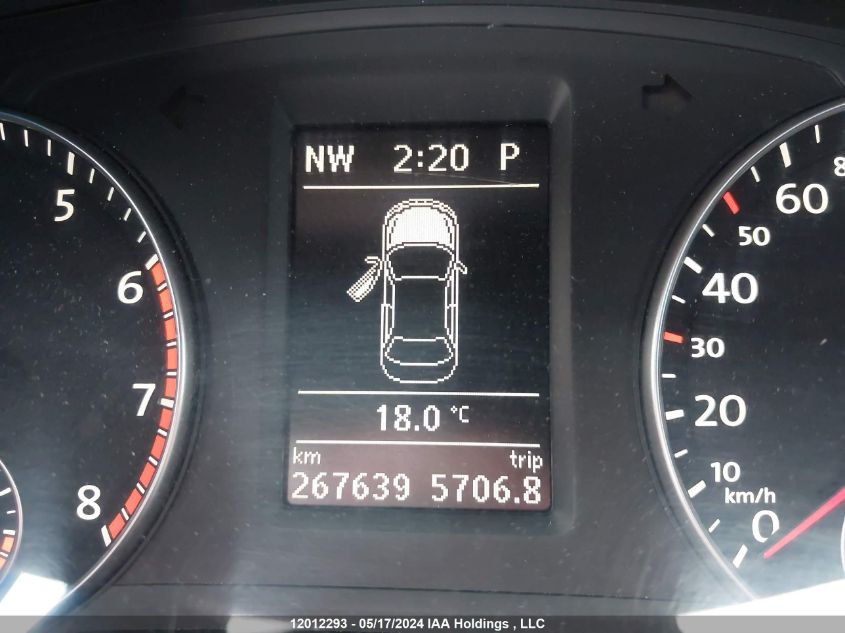 2014 Volkswagen Passat Se VIN: 1VWBS7A37EC107991 Lot: 12012293