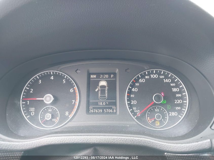 2014 Volkswagen Passat Se VIN: 1VWBS7A37EC107991 Lot: 12012293