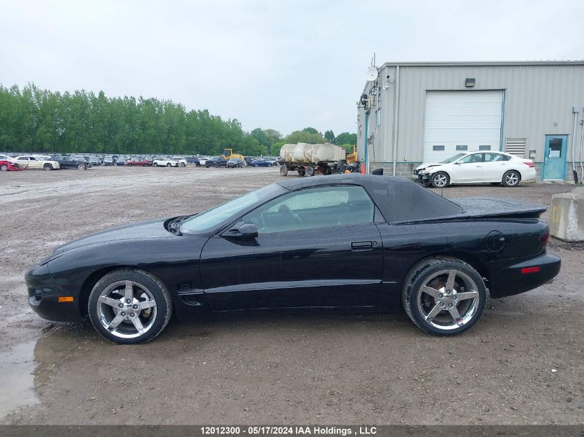 1999 Pontiac Firebird VIN: 2G2FS32K3X2231511 Lot: 12012300