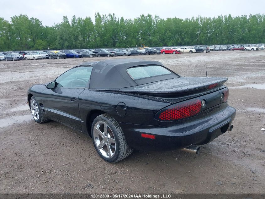 1999 Pontiac Firebird VIN: 2G2FS32K3X2231511 Lot: 12012300