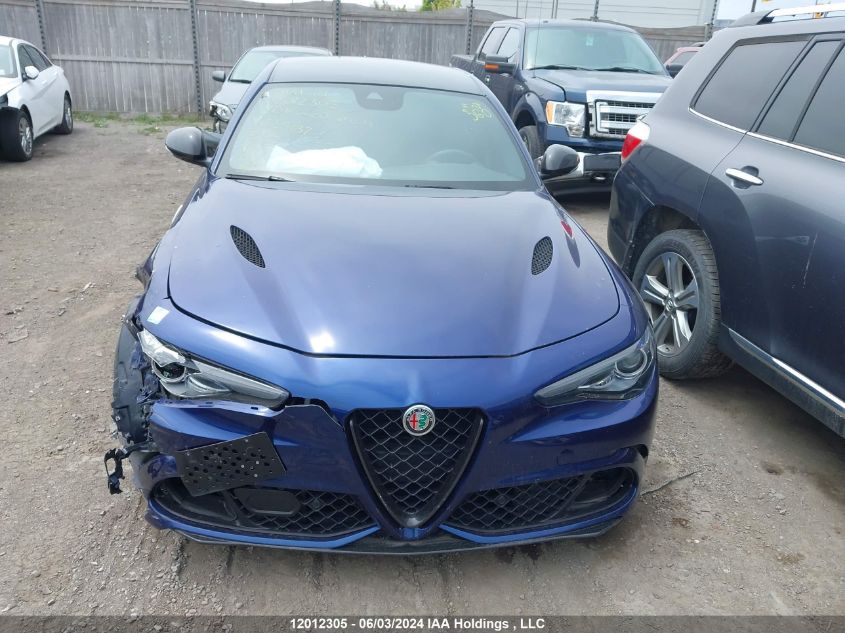 2020 Alfa Romeo Giulia Quadrifoglio Rwd VIN: ZARFAMEV6L7635437 Lot: 12012305