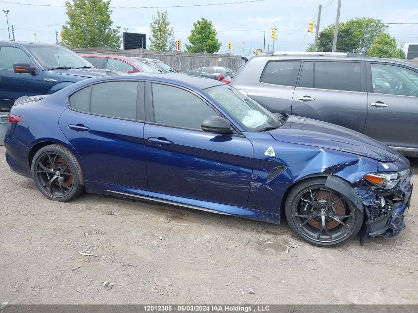 2020 Alfa Romeo Giulia Quadrifoglio Rwd VIN: ZARFAMEV6L7635437 Lot: 12012305