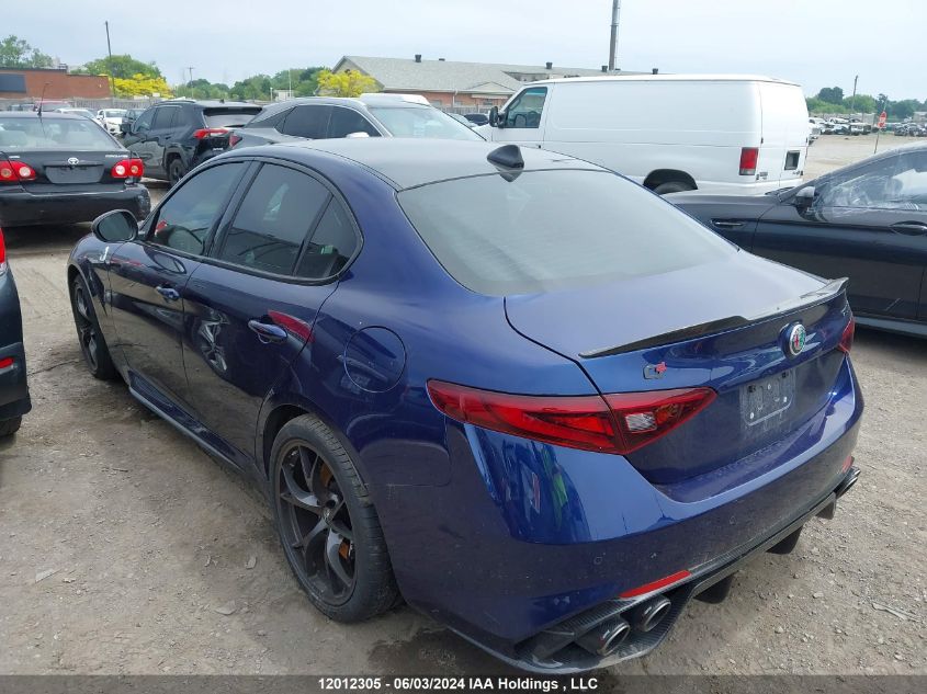 2020 Alfa Romeo Giulia Quadrifoglio Rwd VIN: ZARFAMEV6L7635437 Lot: 12012305