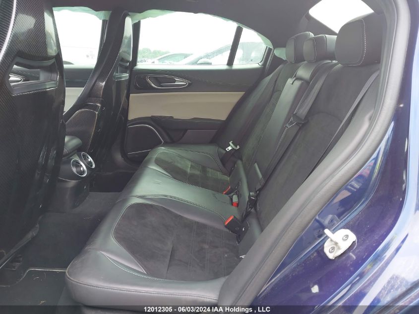 2020 Alfa Romeo Giulia Quadrifoglio Rwd VIN: ZARFAMEV6L7635437 Lot: 12012305