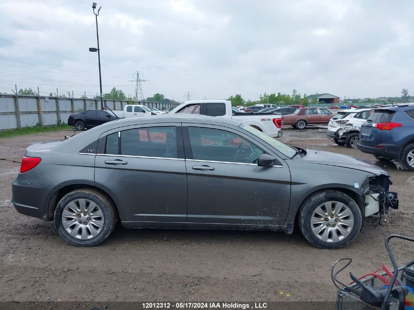 2012 Chrysler 200 Lx VIN: 1C3CCBAB4CN192180 Lot: 12012312