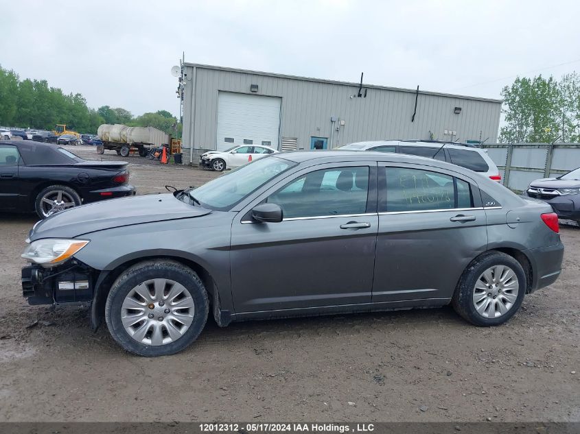 2012 Chrysler 200 Lx VIN: 1C3CCBAB4CN192180 Lot: 12012312