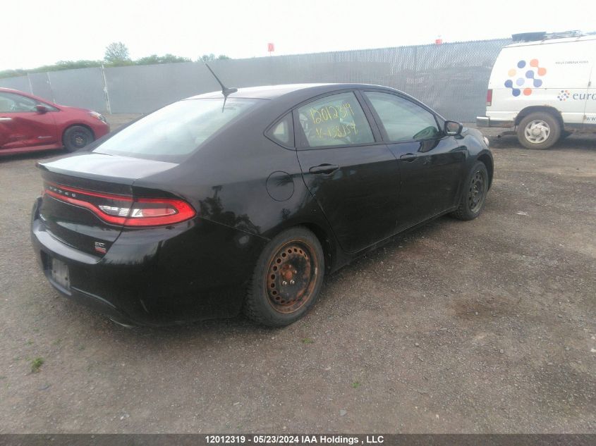 2013 Dodge Dart Sxt VIN: 1C3CDFBHXDD138154 Lot: 12012319