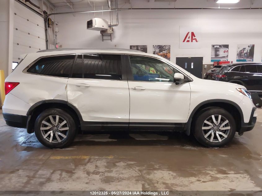 2021 Honda Pilot Black VIN: 5FNYF6H75MB501799 Lot: 12012325