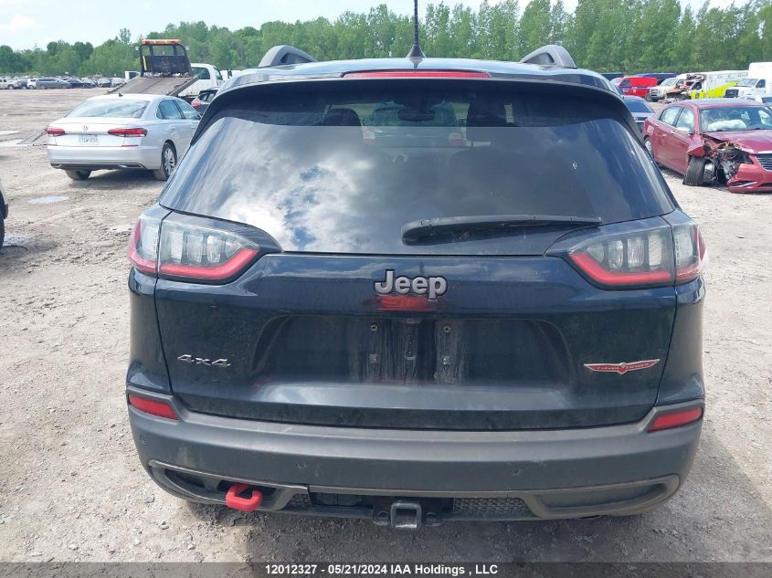 2019 Jeep Cherokee Trailhawk VIN: 1C4PJMBX6KD289734 Lot: 12012327