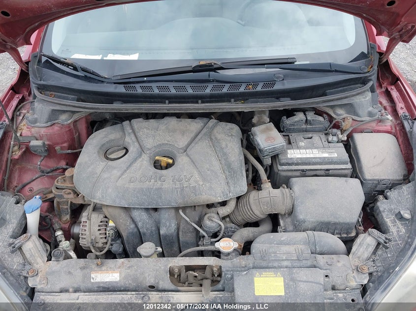 2012 Hyundai Elantra Gls/Limited VIN: 5NPDH4AE3CH086794 Lot: 12012342