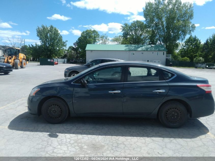 2013 Nissan Sentra S/Sv/Sr/Sl VIN: 3N1AB7AP7DL710480 Lot: 12012352