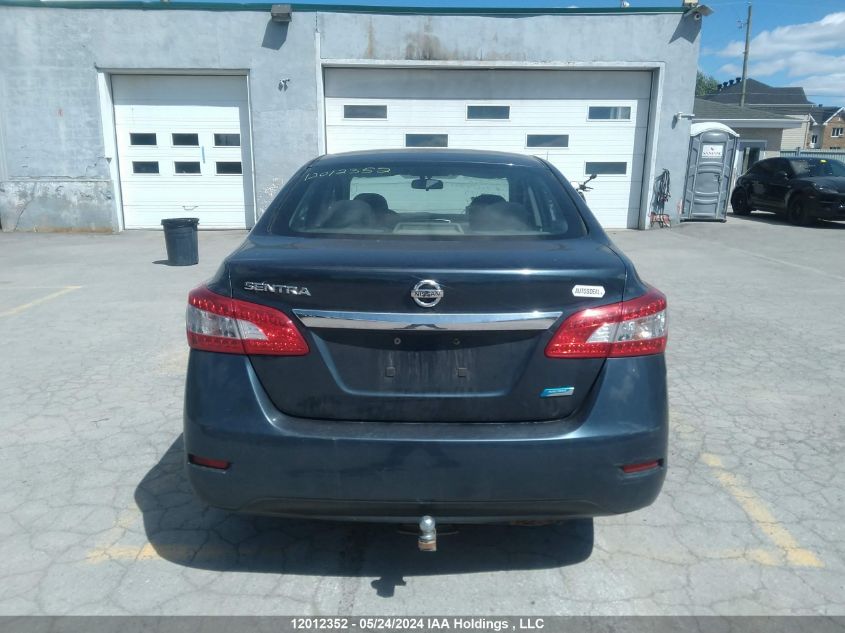 2013 Nissan Sentra S/Sv/Sr/Sl VIN: 3N1AB7AP7DL710480 Lot: 12012352