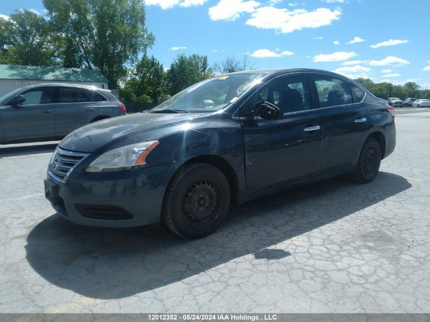 2013 Nissan Sentra S/Sv/Sr/Sl VIN: 3N1AB7AP7DL710480 Lot: 12012352