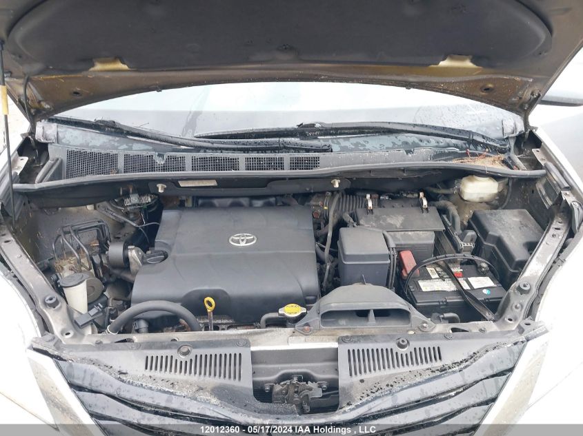 2011 Toyota Sienna Le 8 Passenger VIN: 5TDKK3DC9BS103636 Lot: 12012360