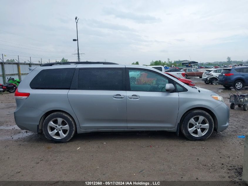 2011 Toyota Sienna Le 8 Passenger VIN: 5TDKK3DC9BS103636 Lot: 12012360