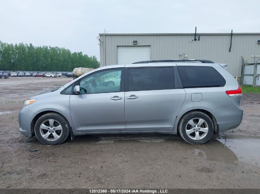 2011 Toyota Sienna Le 8 Passenger VIN: 5TDKK3DC9BS103636 Lot: 12012360