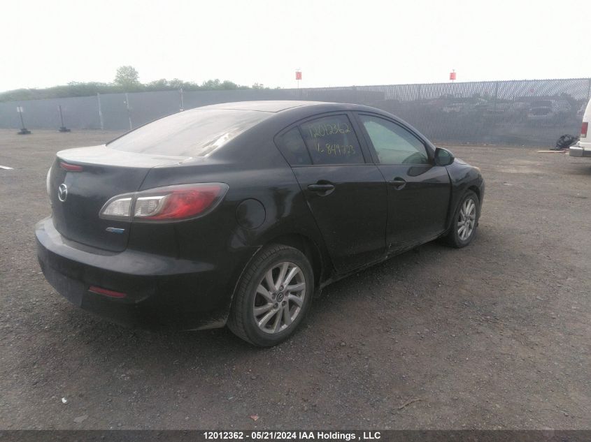 2013 Mazda 3 I VIN: JM1BL1V76D1849223 Lot: 12012362