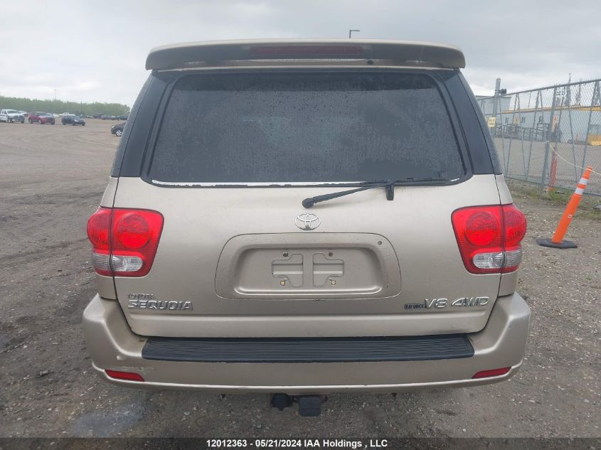 2005 Toyota Sequoia VIN: 5TDBT48A85S236985 Lot: 12012363