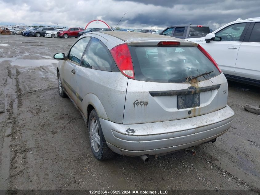 2002 Ford Focus Zx3 VIN: 3FAFP31382R139592 Lot: 12012364