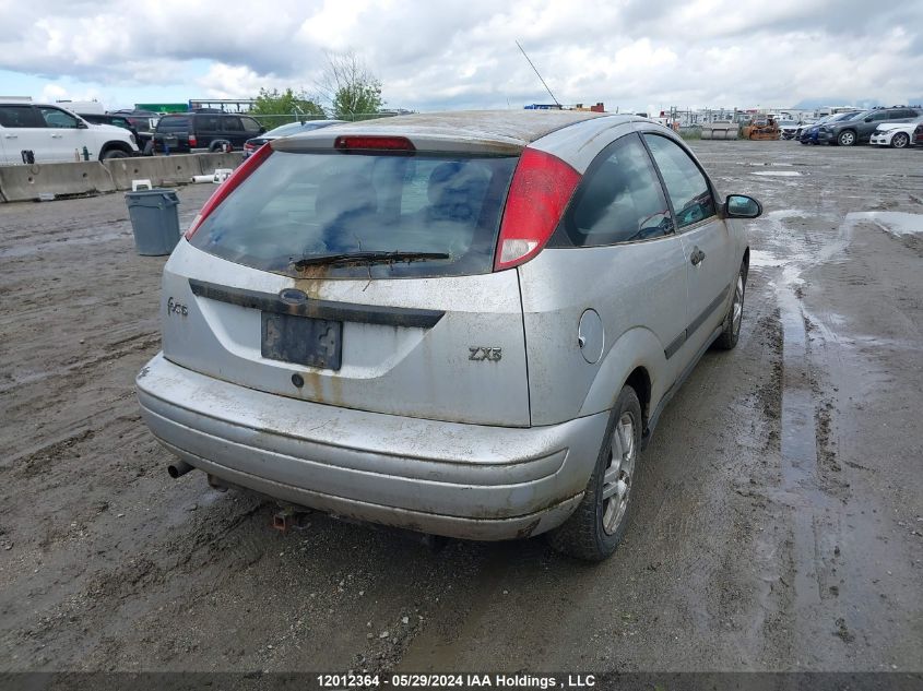 2002 Ford Focus Zx3 VIN: 3FAFP31382R139592 Lot: 12012364