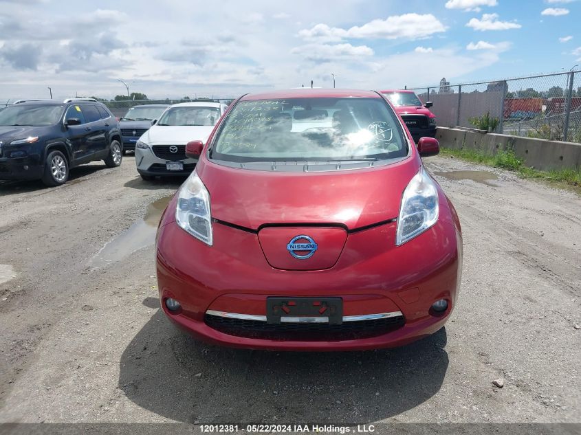 2012 Nissan Leaf Sv/Sl VIN: JN1AZ0CP5CT016073 Lot: 12012381