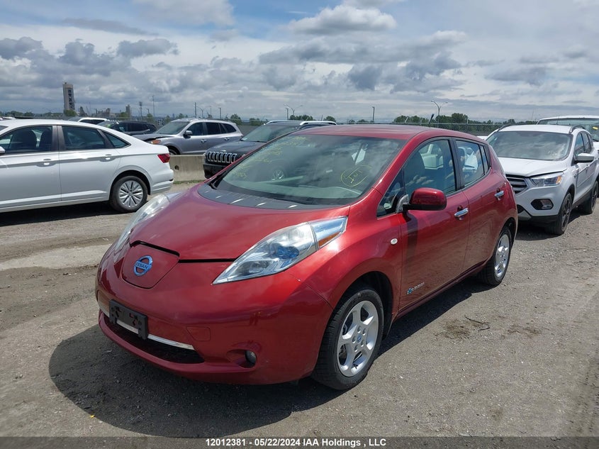 2012 Nissan Leaf Sv/Sl VIN: JN1AZ0CP5CT016073 Lot: 12012381