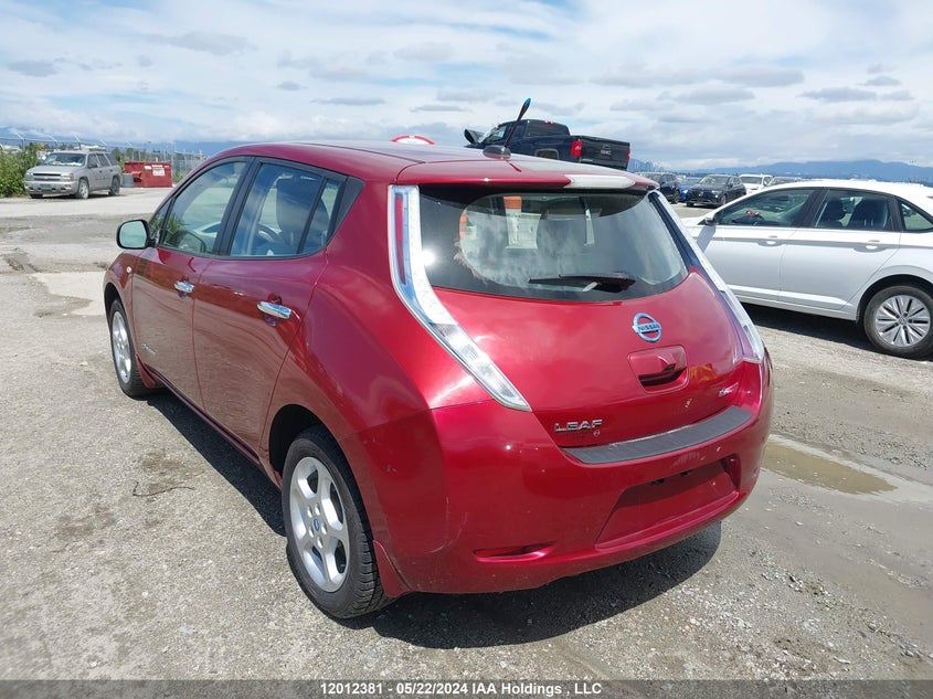 2012 Nissan Leaf Sv/Sl VIN: JN1AZ0CP5CT016073 Lot: 12012381