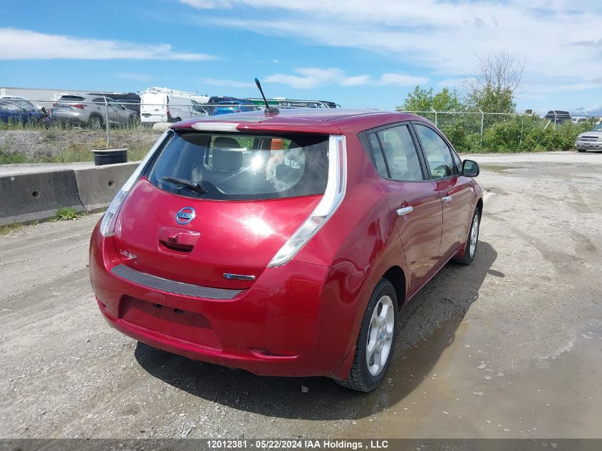 2012 Nissan Leaf Sv/Sl VIN: JN1AZ0CP5CT016073 Lot: 12012381