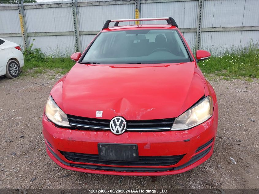 2015 Volkswagen Golf VIN: 3VW217AU3FM081952 Lot: 12012400