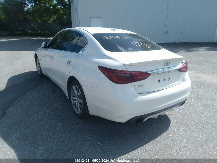 2018 Infiniti Q50 Luxe/Sport VIN: JN1EV7AR3JM611036 Lot: 12012426