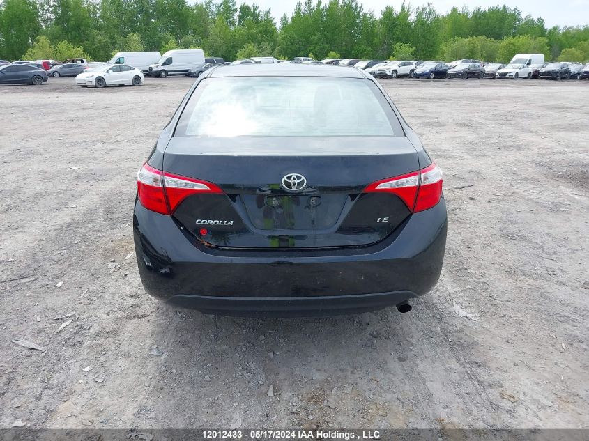 2015 Toyota Corolla Ce/Le/S VIN: 2T1BURHE9FC366166 Lot: 12012433