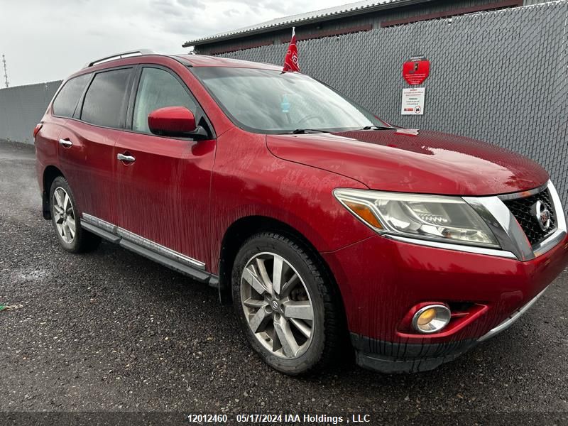 2013 Nissan Pathfinder S/Sv/Sl/Platinum VIN: 5N1AR2MM9DC658354 Lot: 12012460