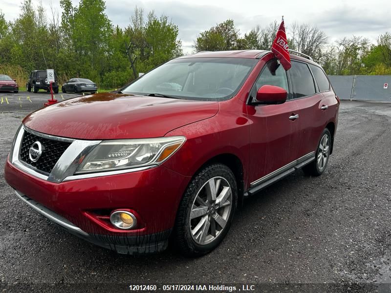 2013 Nissan Pathfinder S/Sv/Sl/Platinum VIN: 5N1AR2MM9DC658354 Lot: 12012460