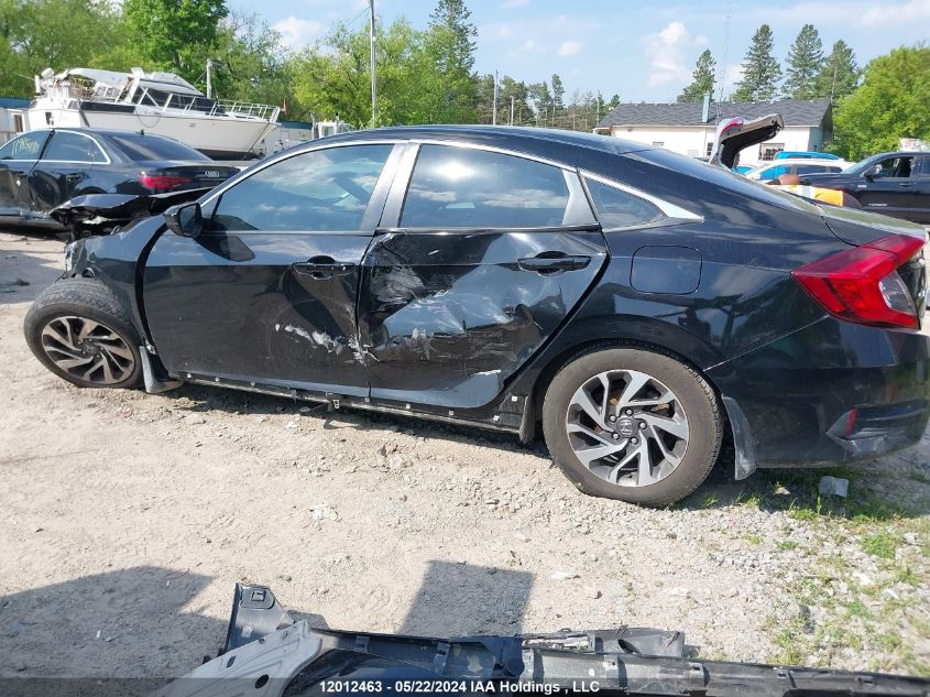 2018 Honda Civic Ex 4Dr VIN: 2HGFC2F83JH028612 Lot: 12012463