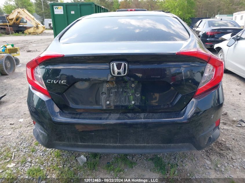 2018 Honda Civic Ex 4Dr VIN: 2HGFC2F83JH028612 Lot: 12012463