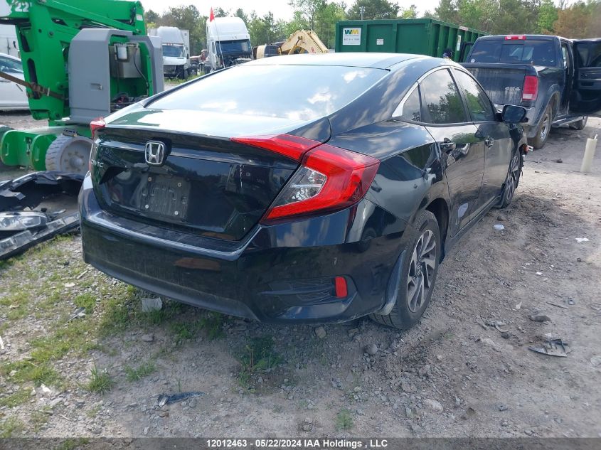 2018 Honda Civic Ex 4Dr VIN: 2HGFC2F83JH028612 Lot: 12012463