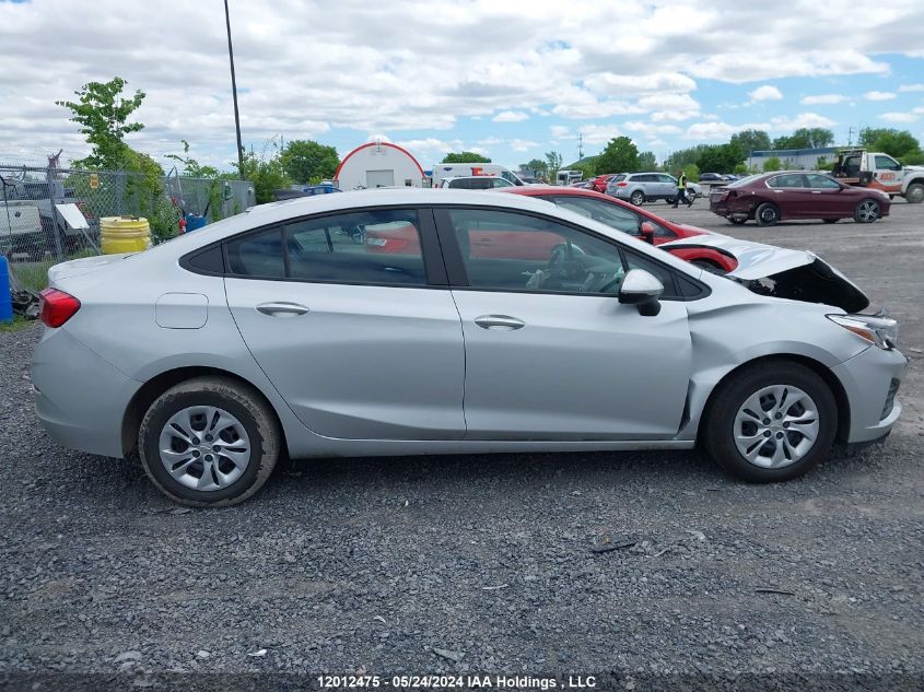 2019 Chevrolet Cruze VIN: 1G1BC5SM1K7127632 Lot: 12012475