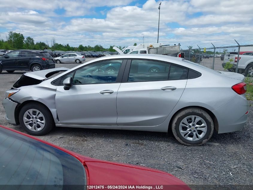 2019 Chevrolet Cruze VIN: 1G1BC5SM1K7127632 Lot: 12012475