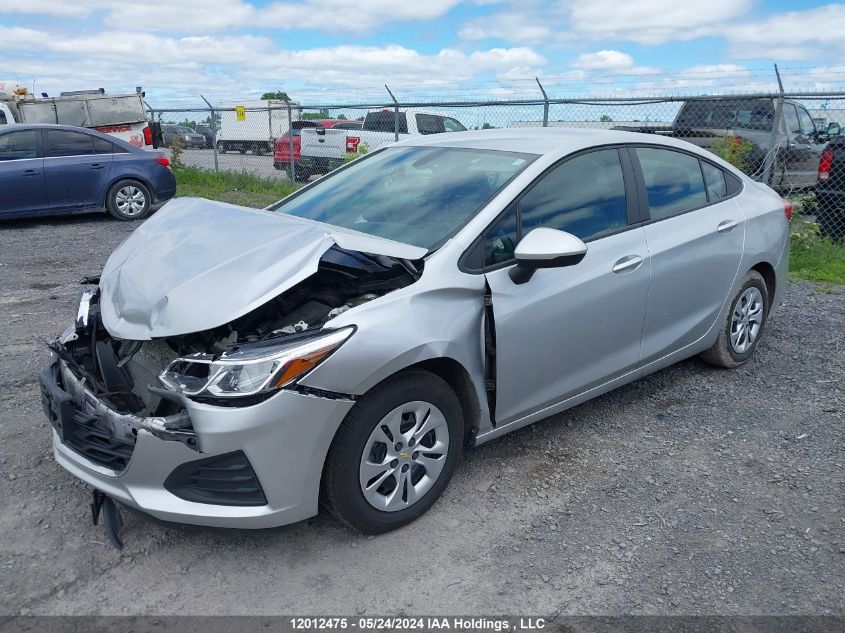 2019 Chevrolet Cruze VIN: 1G1BC5SM1K7127632 Lot: 12012475