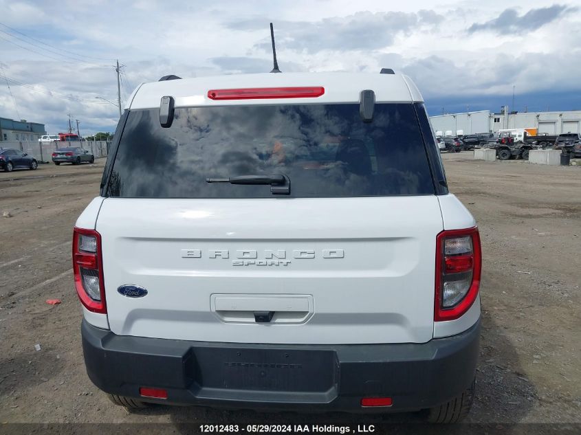 2024 Ford Bronco Sport Big Bend VIN: 3FMCR9B67RRE03071 Lot: 12012483