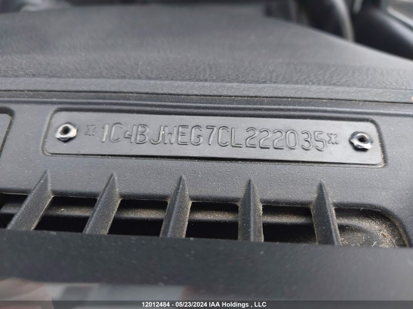 2012 Jeep Wrangler Unlimited Sahara VIN: 1C4BJWEG7CL222035 Lot: 12012484