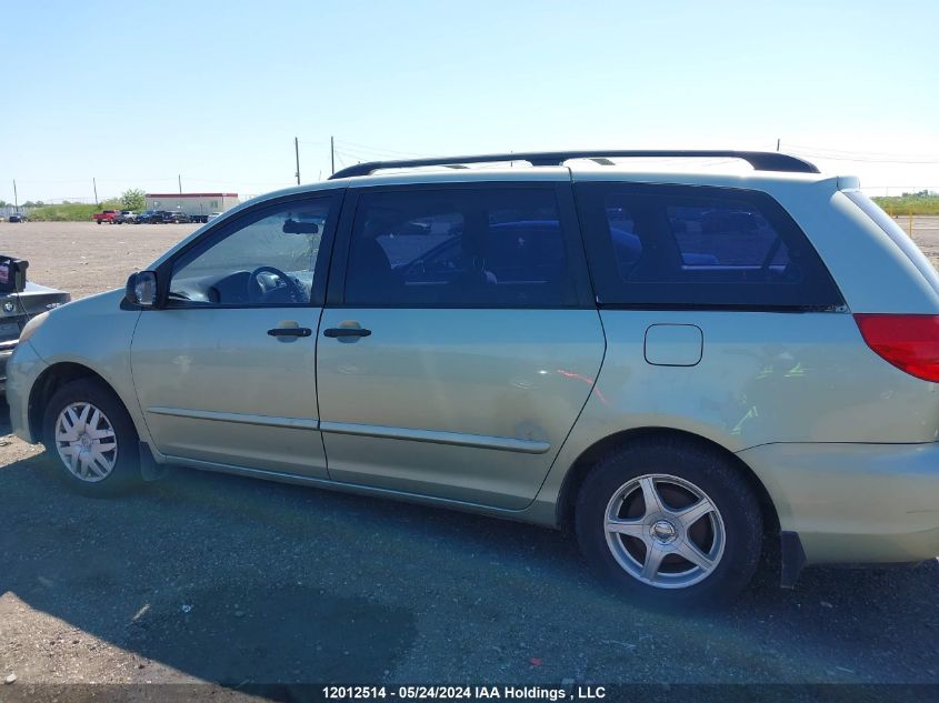 2006 Toyota Sienna Ce VIN: 5TDZA29C96S412758 Lot: 12012514