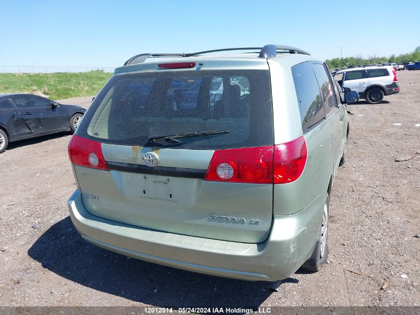 2006 Toyota Sienna Ce VIN: 5TDZA29C96S412758 Lot: 12012514