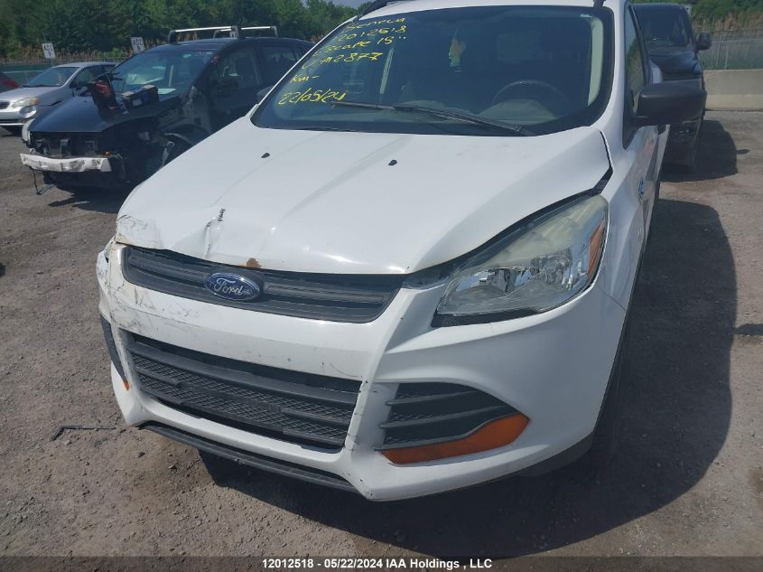 2015 Ford Escape S VIN: 1FMCU0F70FUA12877 Lot: 12012518