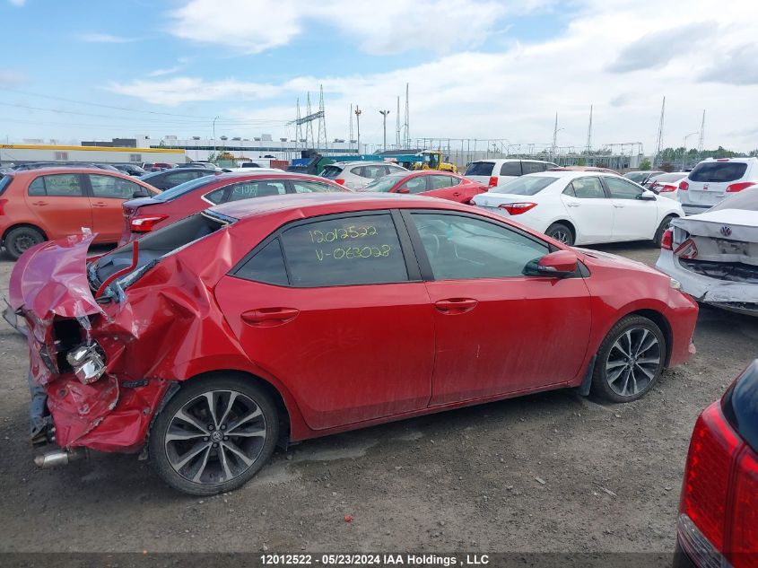 2018 Toyota Corolla Le VIN: 2T1BURHE4JC063028 Lot: 12012522