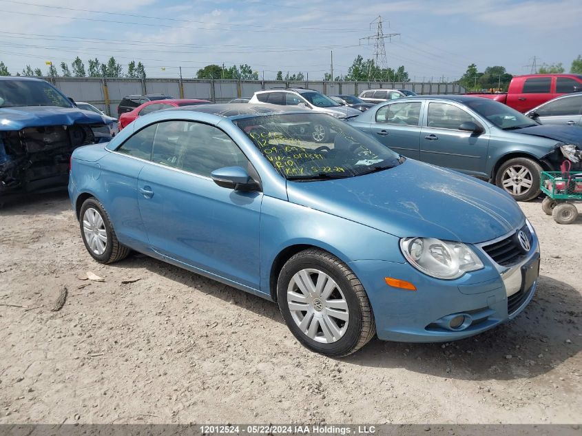 2009 Volkswagen Eos Komfort VIN: WVWBA71F99V017381 Lot: 12012524