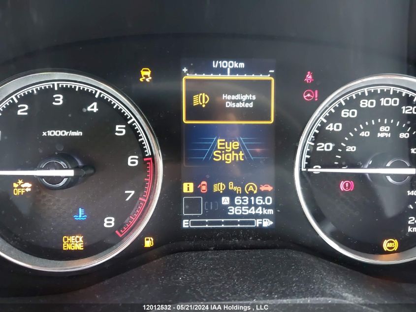 2021 Subaru Forester VIN: JF2SKEXC7MH552863 Lot: 12012532