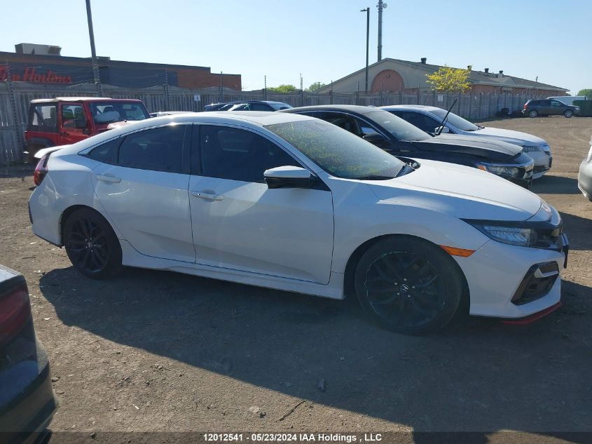 2020 Honda Civic Si Si VIN: 2HGFC1E59LH200193 Lot: 12012541