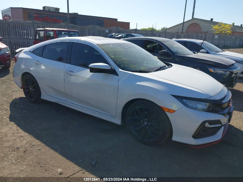 2020 Honda Civic Si Si VIN: 2HGFC1E59LH200193 Lot: 12012541