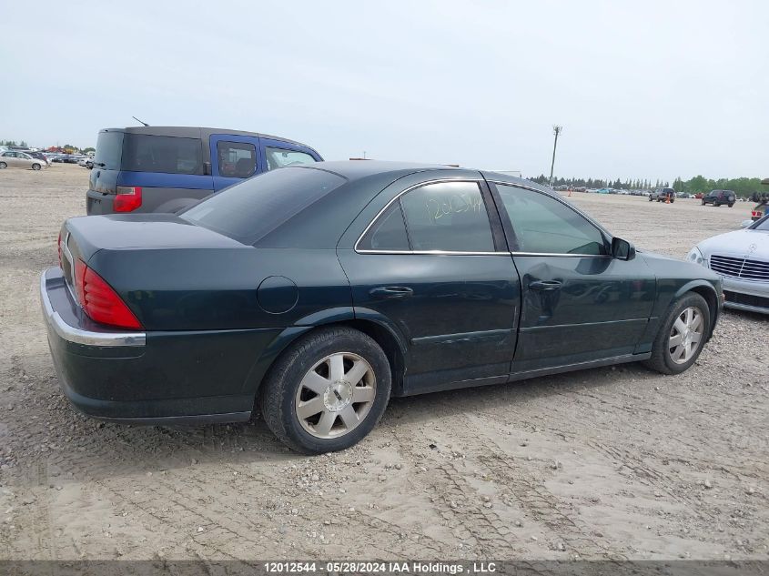 2002 Lincoln Ls VIN: 1LNHM86S02Y708361 Lot: 12012544